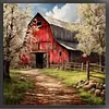 Country House-11CT Stamped Cross Stitch 45*45cm tapestrymarket