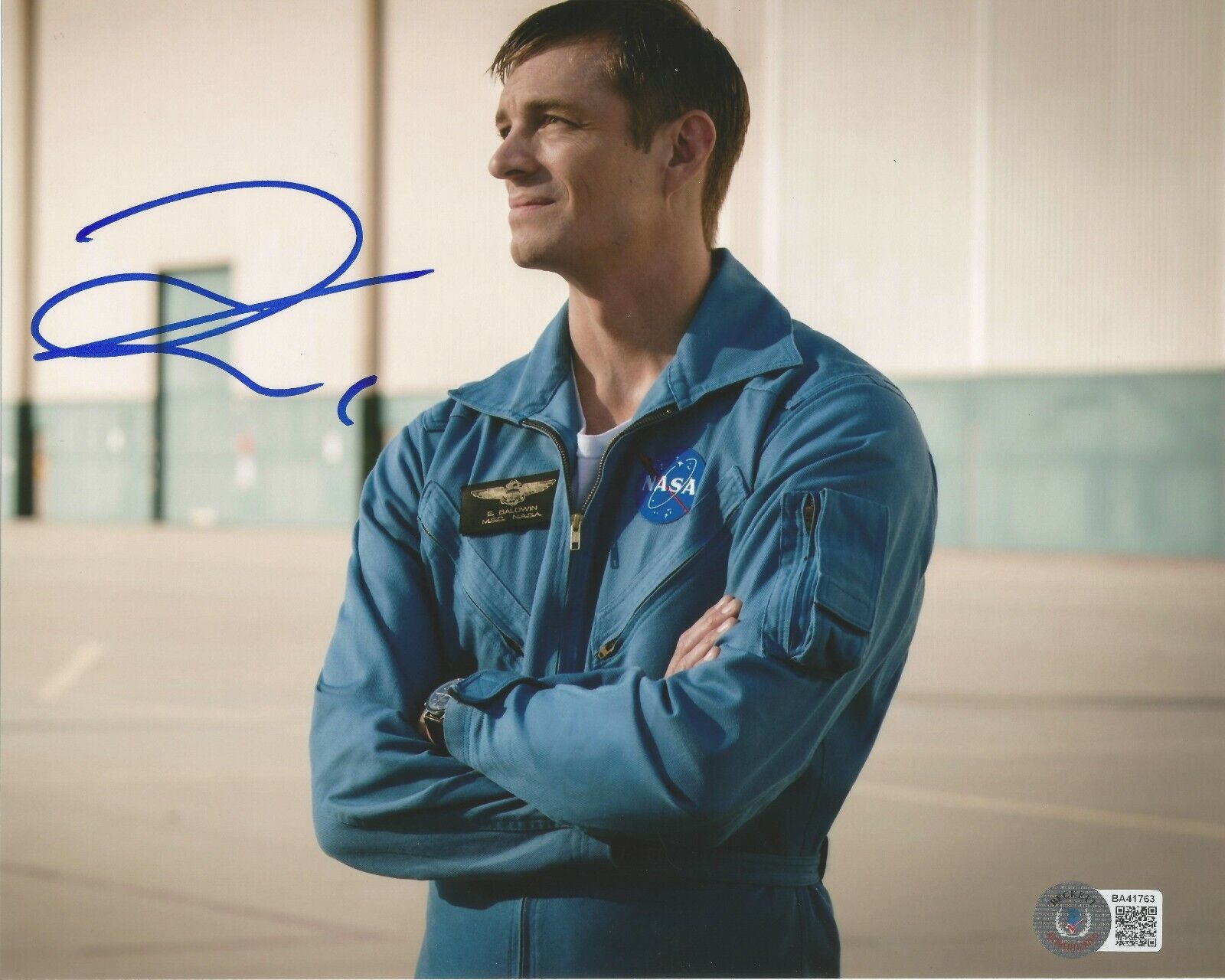 Joel Kinnaman For All mankind Signed 8x10 Photo Poster painting Beckett Authentic