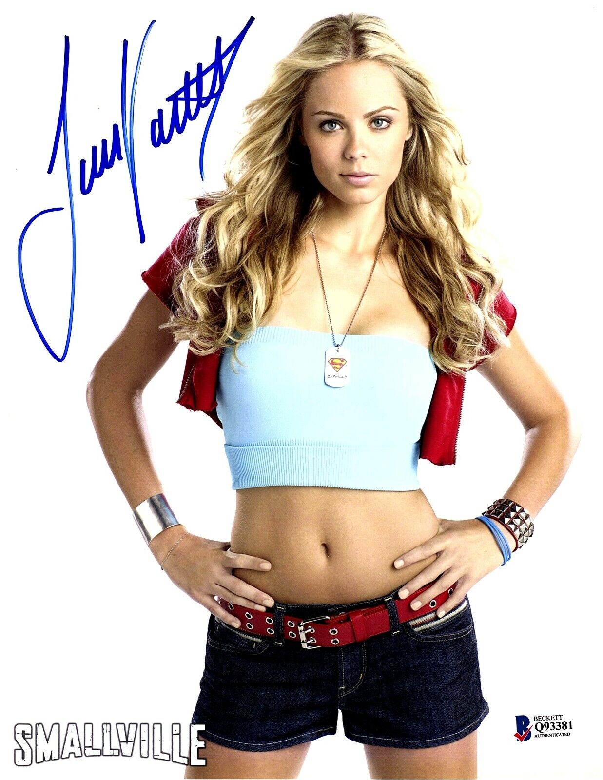 LAURA VANDERVOORT Signed Autographed 8X10 Photo Poster painting SMALLVILLE