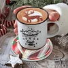 (US Local)6pcs Set Xmas Theme DIY Diamond Painting Coasters Kit with Holder Kit