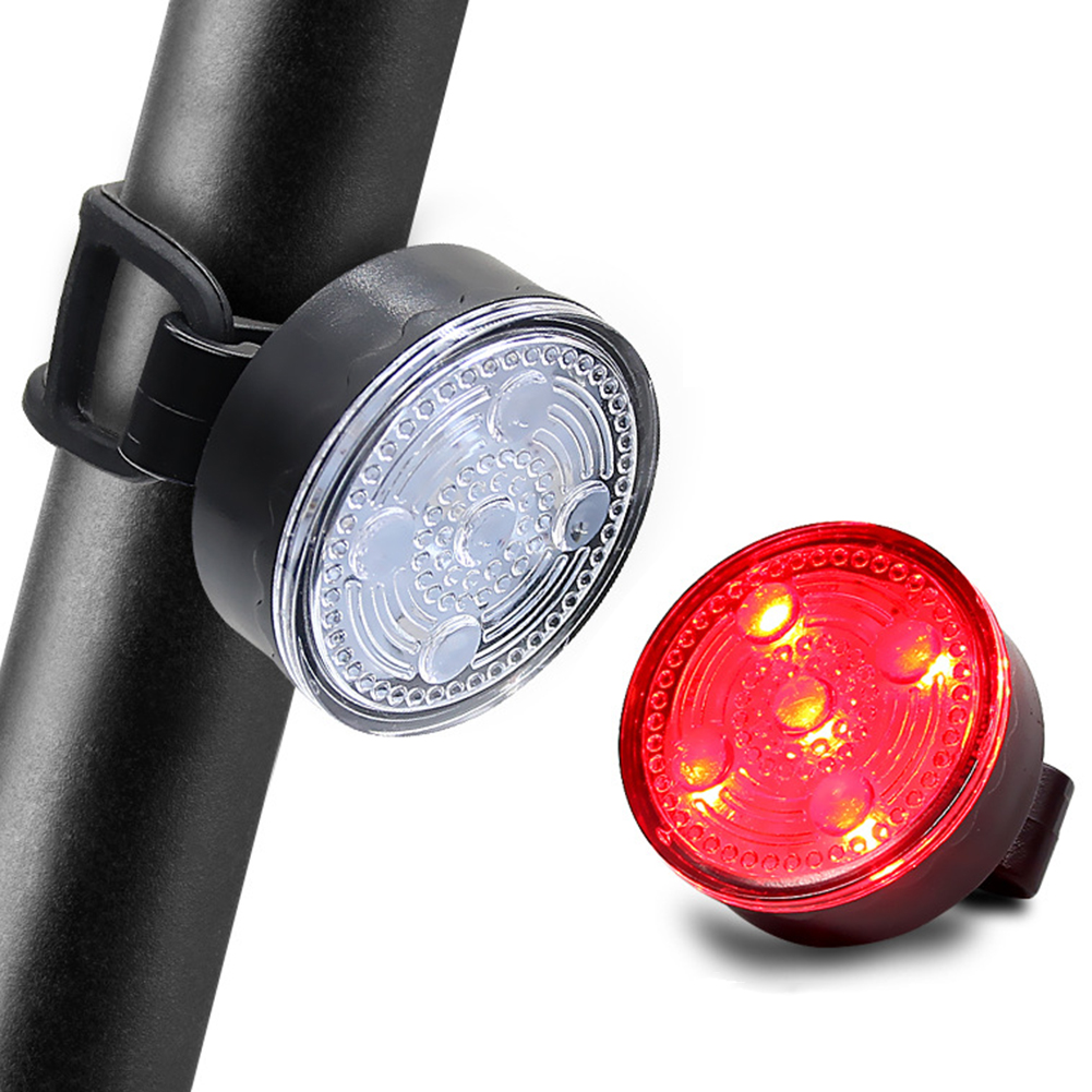 

2pcs Bike Tail Lights Set USB Rechargeable LED Rear Lamp Rainproof Light, 501 Original