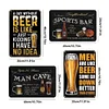 [US Local Warehouse]7PCS Beer - Vintage Metal Signs Set - 30*40cm