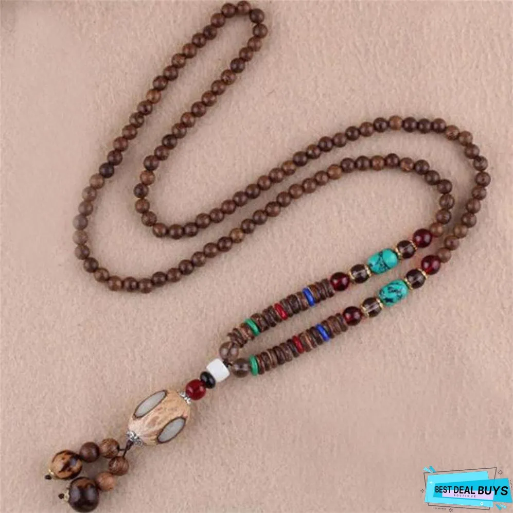 Ethnic Fish Horn Long Statement Men Womens Jewelry