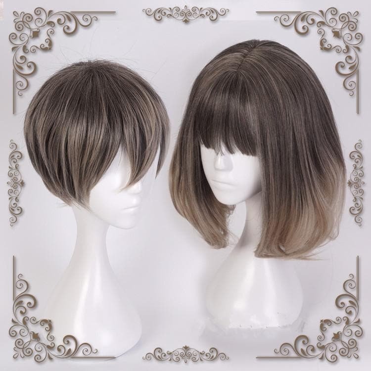 Lolita Dark Ash Flaxen Cosplay Short/Long Hair Wig SP166376