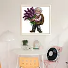 Grandpa Lavender-14CT Stamped Cross Stitch 21*21cm/8.27*8.27in tapestrymarket