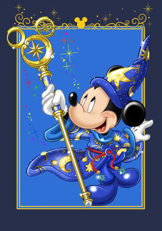 Disney Cartoon Mickey 40*50CM(Canvas) Full Round Drill Diamond Painting gbfke