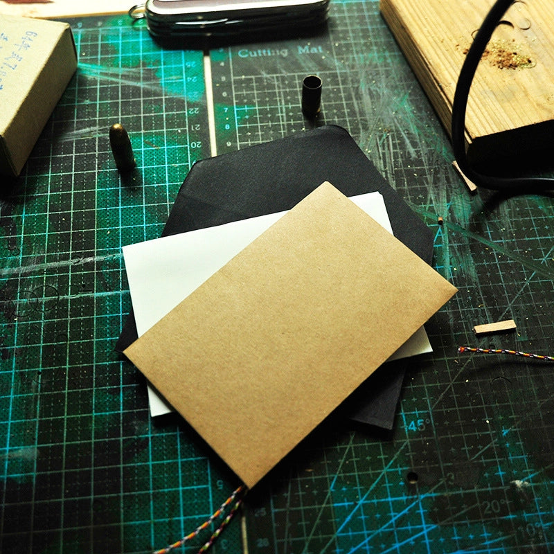 Out Of The Card Envelope 3 Creative Retro Kraft Paper Business Card Storage Envelopes-mini Series Of Western-style Small Envelopes