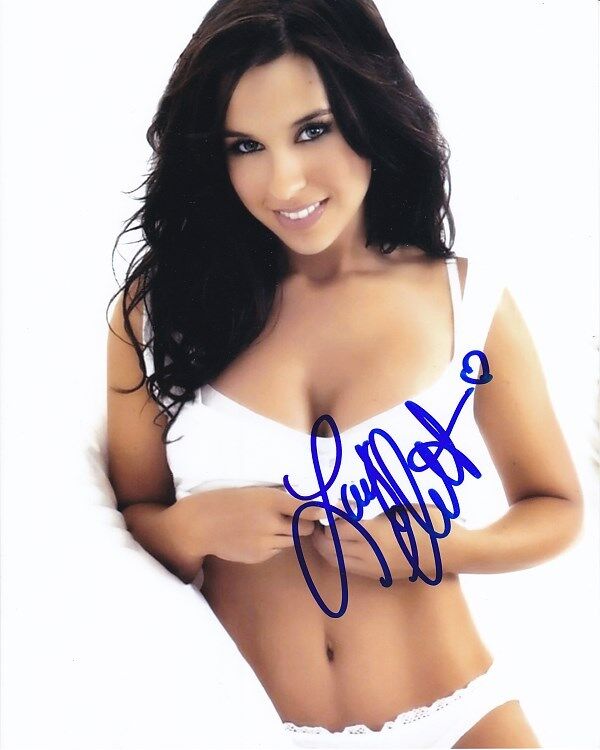 LACEY CHABERT signed autographed SEXY LINGERIE Photo Poster painting