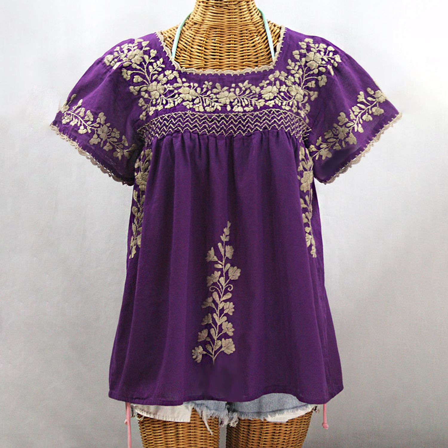 Retro Ethnic Print Top