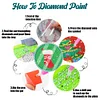 [Upgrade]6pcs/set DIY Diamond Painting Waterproof Case Classic Xmas Coaster Gift Decor Set