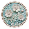 DIY Pearl Painting Art Kit,Round Dust-proof Outer Frame with Tassel Hanging Kit