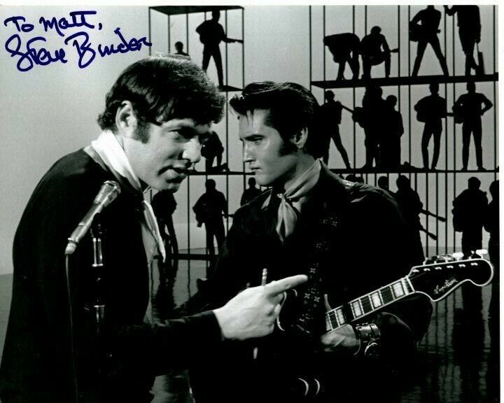 STEVE BINDER Autographed Signed w/ ELVIS PRESLEY Photo Poster paintinggraph - To Matt