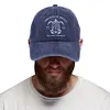 Washed Cotton Baseball Cap Vintage Golf Dad Hat Adjustable Trucker Hat Sun Hat