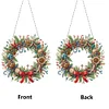 Acryl Weihnachtskranz - 5d DIY Handwerk Anhänger