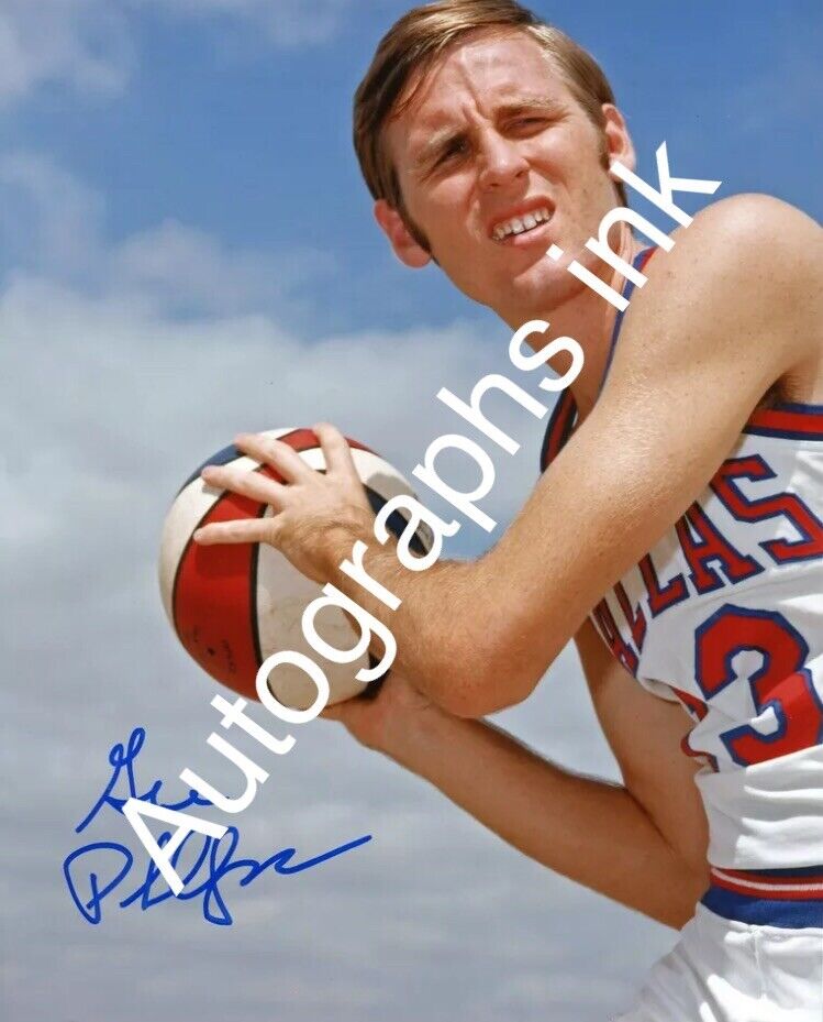 Gene Phillips Autographed 8x10 Dallas Chaparrals#3