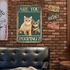 Funny"Are You Pooping Cat" - Vintage Metal Signs(12*16Inch) - Cat