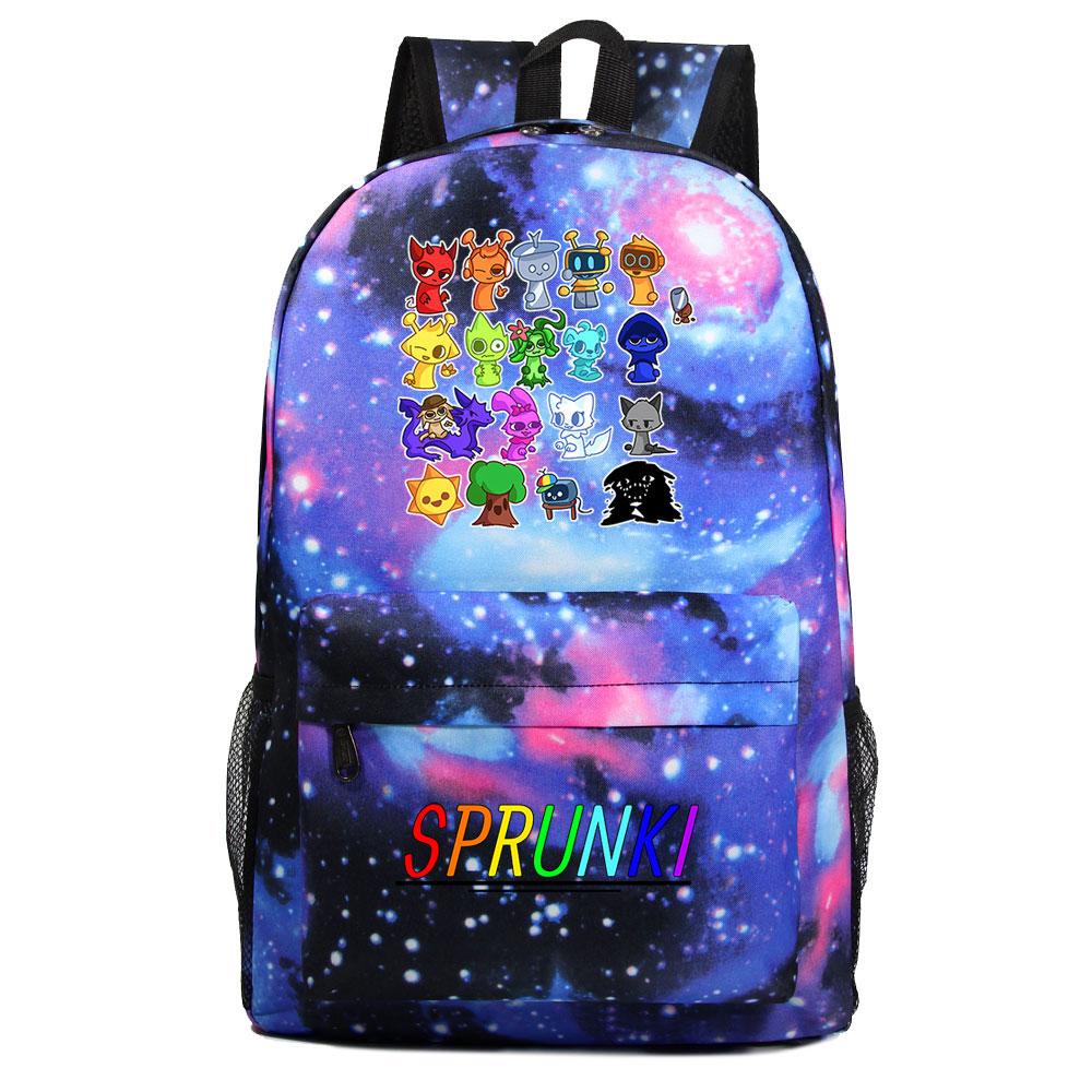 Mayoulove Sprunki Backpack Lightweight Durable Design Ideal for School and Outdoor Activities-Mayoulove