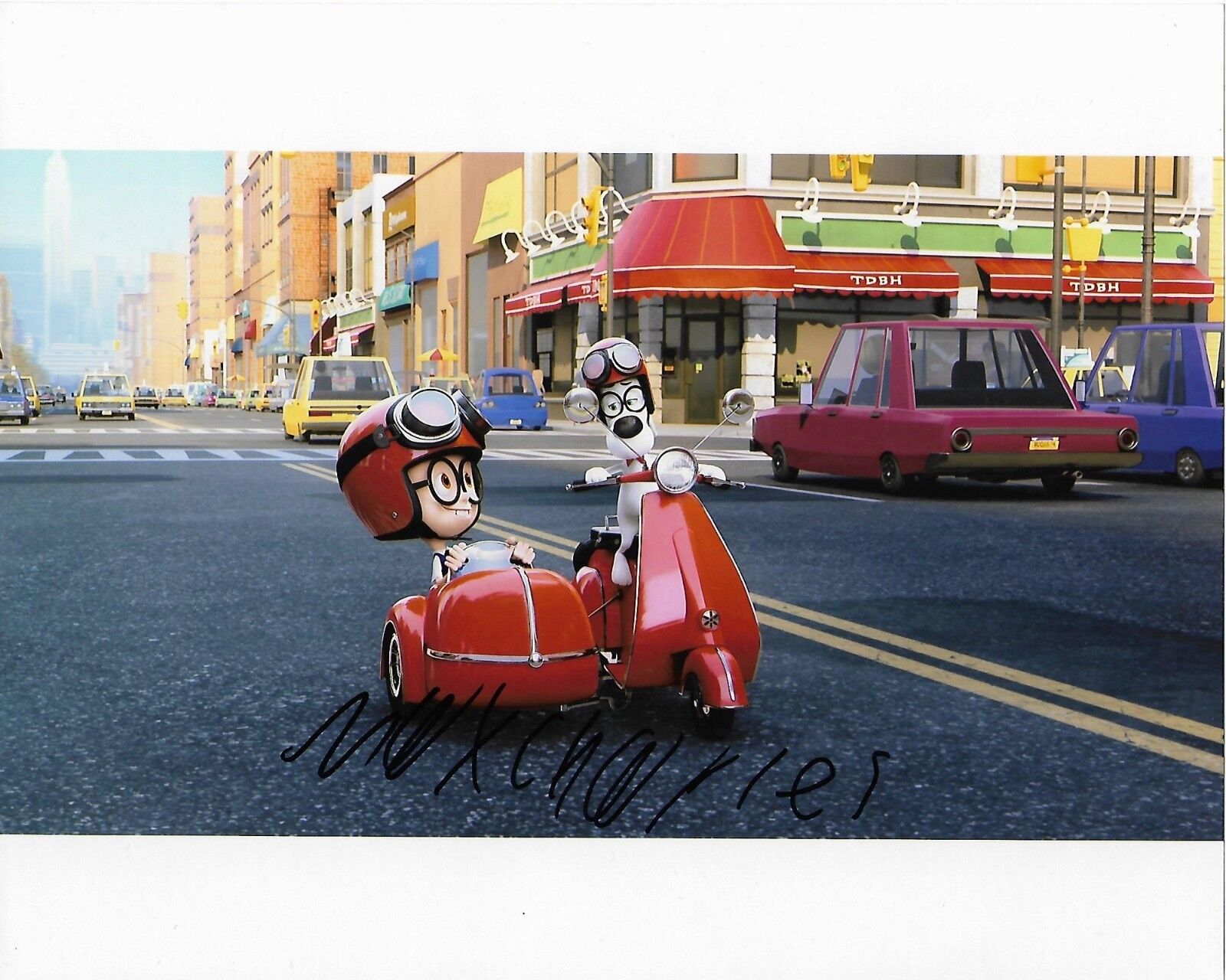 MAX CHARLES MR PEABODY & SHERMAN AUTOGRAPHED Photo Poster painting SIGNED 8X10 #2