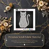 DIY Pearl Painting Kitten for Home Wall Decor(25x25cm)