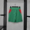 2026 Player Version Morocco Green with Red Side Panels Shorts