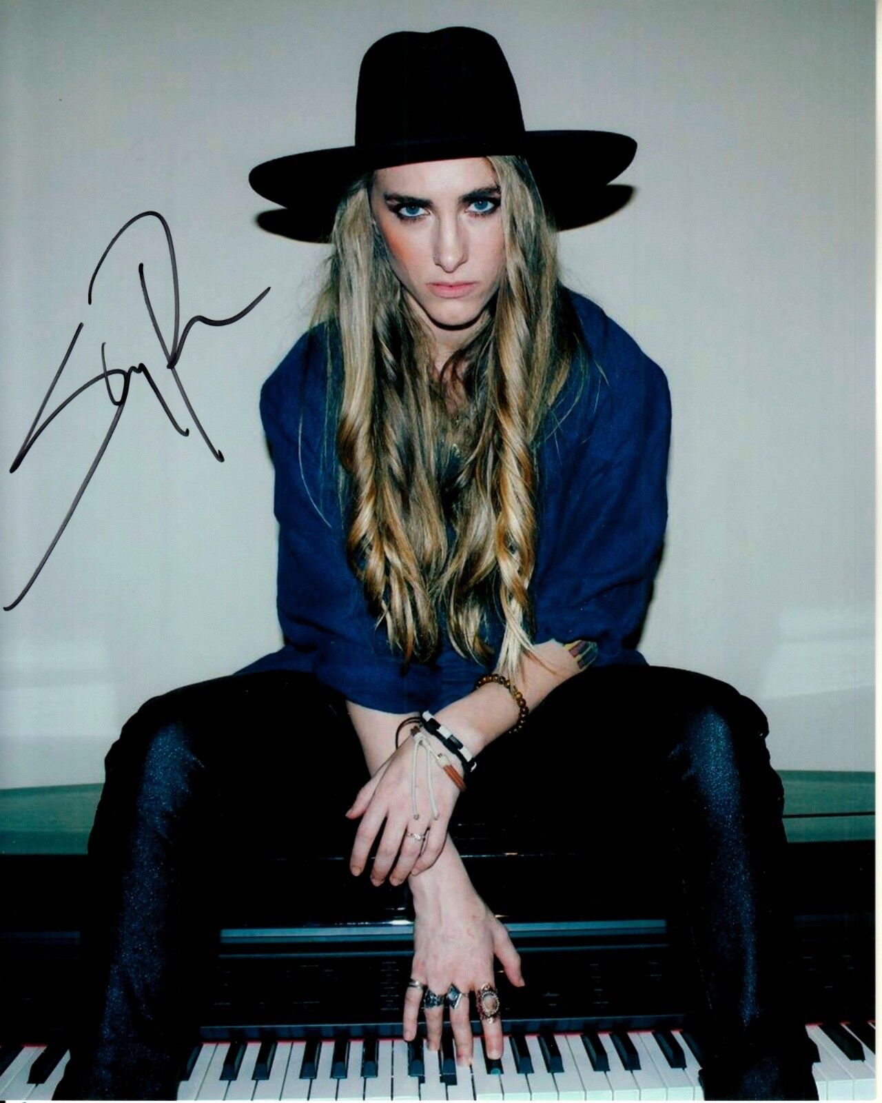 STEPHANIE RICE hand-signed FANTASTIC 8x10 COLOR CLOSEUP w/ uacc rd coa THE VOICE