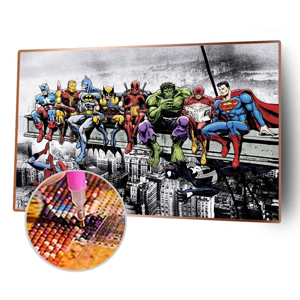 (40*50cm)Marvel Avengers - Full Square Diamond Painting
