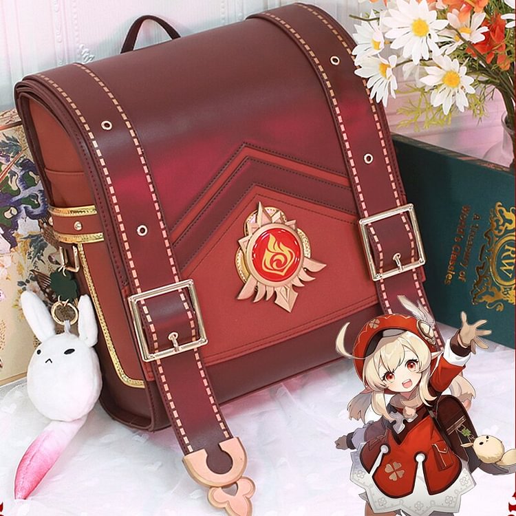 Anime Klee Spark Knight Cute Red Backpack BE254
