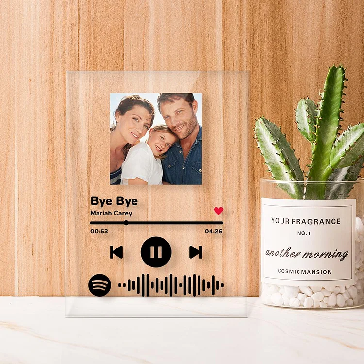 Scannable Spotify Code Plaque Acrylic Music Plaque