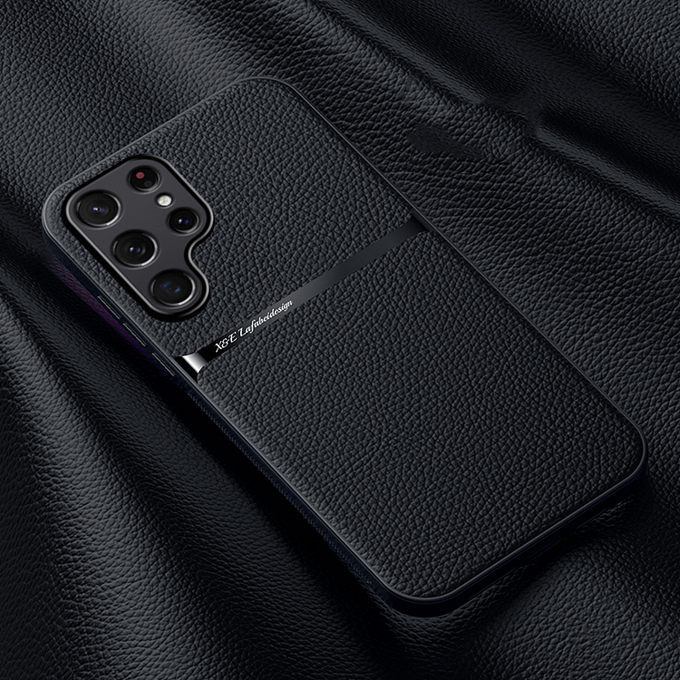 Stylish Leather Anti-Fall Magnetic Protection Case