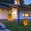 Outdoor Garden Solar Flame Light Waterproof LED Torch Lamp Yard Decoration