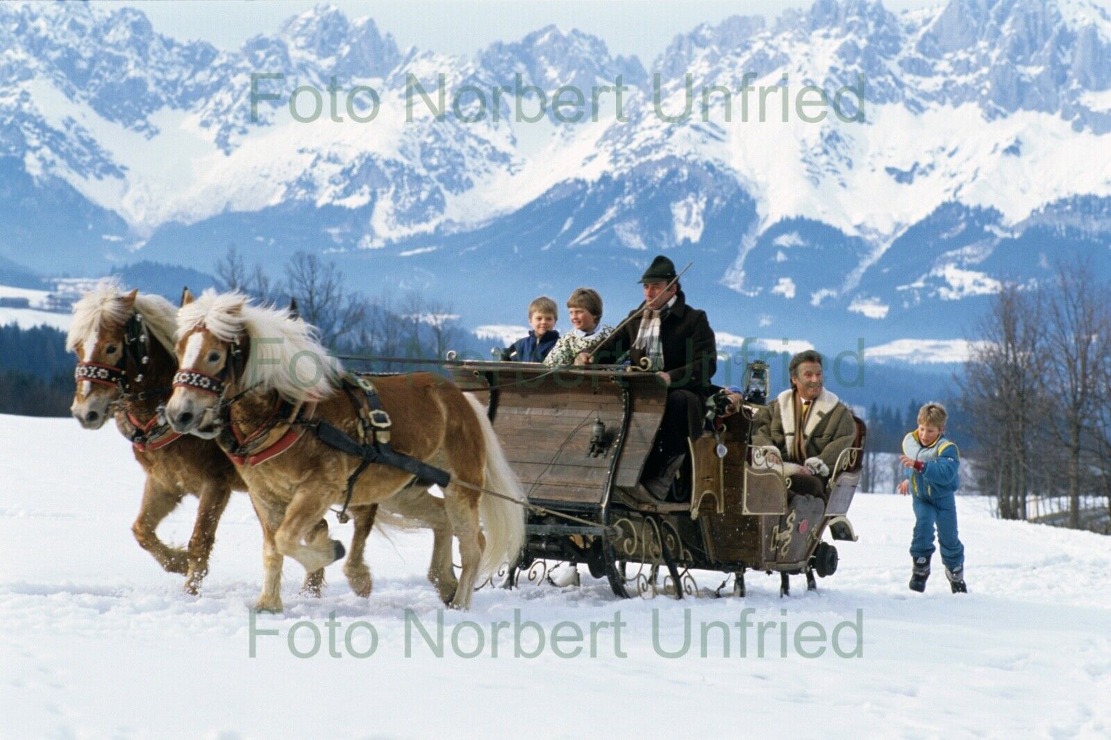 Peter Alexander Winterlandschaft Foto 20 x 30 cm ohne Autogramm (Nr 2-249