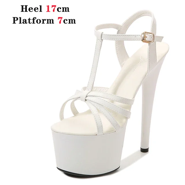 Qengg 2022 New Brand Women Sandals Summer Shoes Sexy Thick High Heels Platform Dress Party Wedding Shoes Woman Pumps Stripper Heels