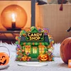 Spukhaus 2d flach halloween druck diy diamant malerei desktop ornamente kit