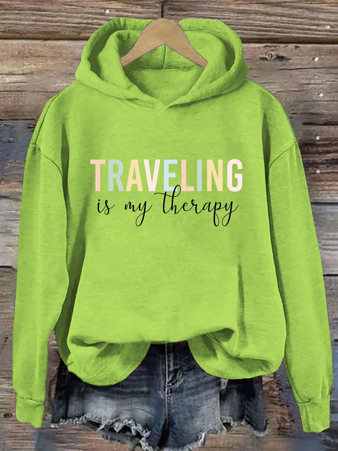 Travel Is My Therapy Hoodie