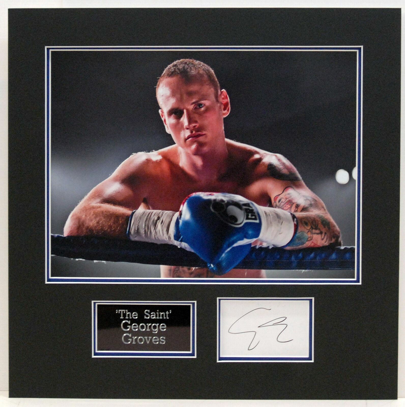 George Groves GENUINE HAND SIGNED Photo Poster painting MOUNT DISPLAY (E)