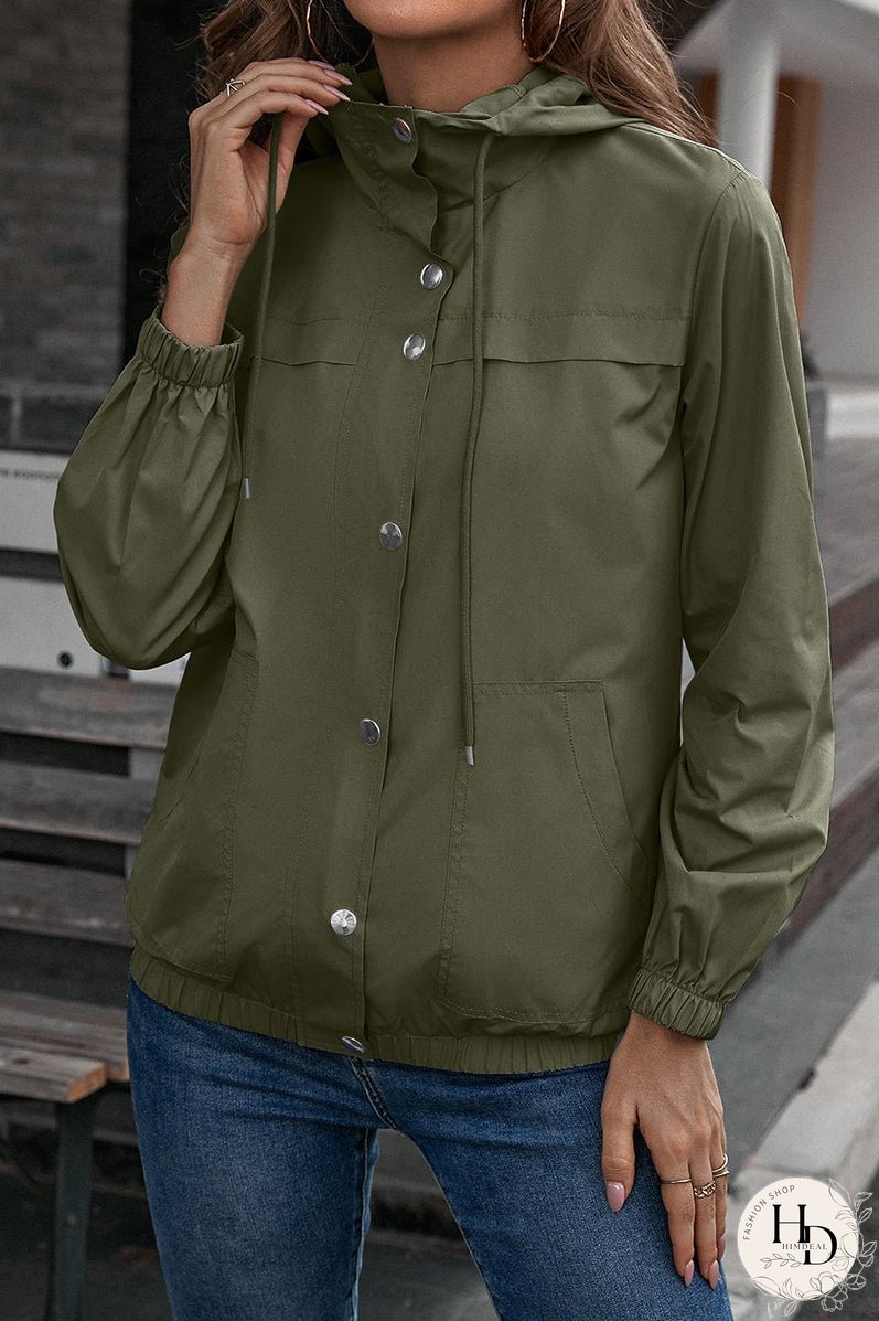Button-Down Long Sleeve Sports Jacket