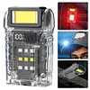 COB+SMD LED Camping Work Light Rechargeable Mini Flashlight Hat Clip Torch Light