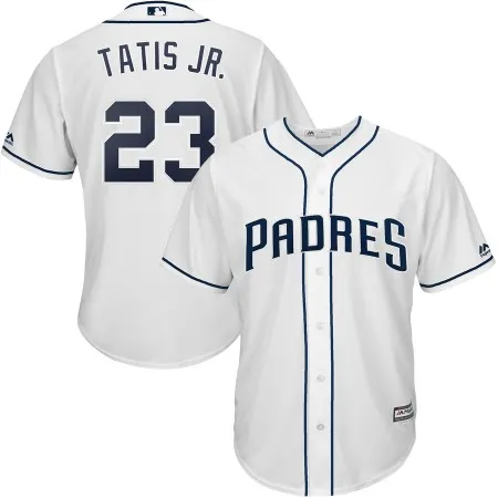 Toddlers San Diego Padres #23 Fernando Tatis Jr. White Stitched Jersey NGWK