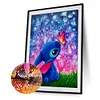 Cartoon Blauer Stitch - Rund Diamant Malerei 30*40CM