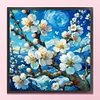 (US Local)Pear Blossom-11CT Stamped Cross Stitch Kit(40x40cm)