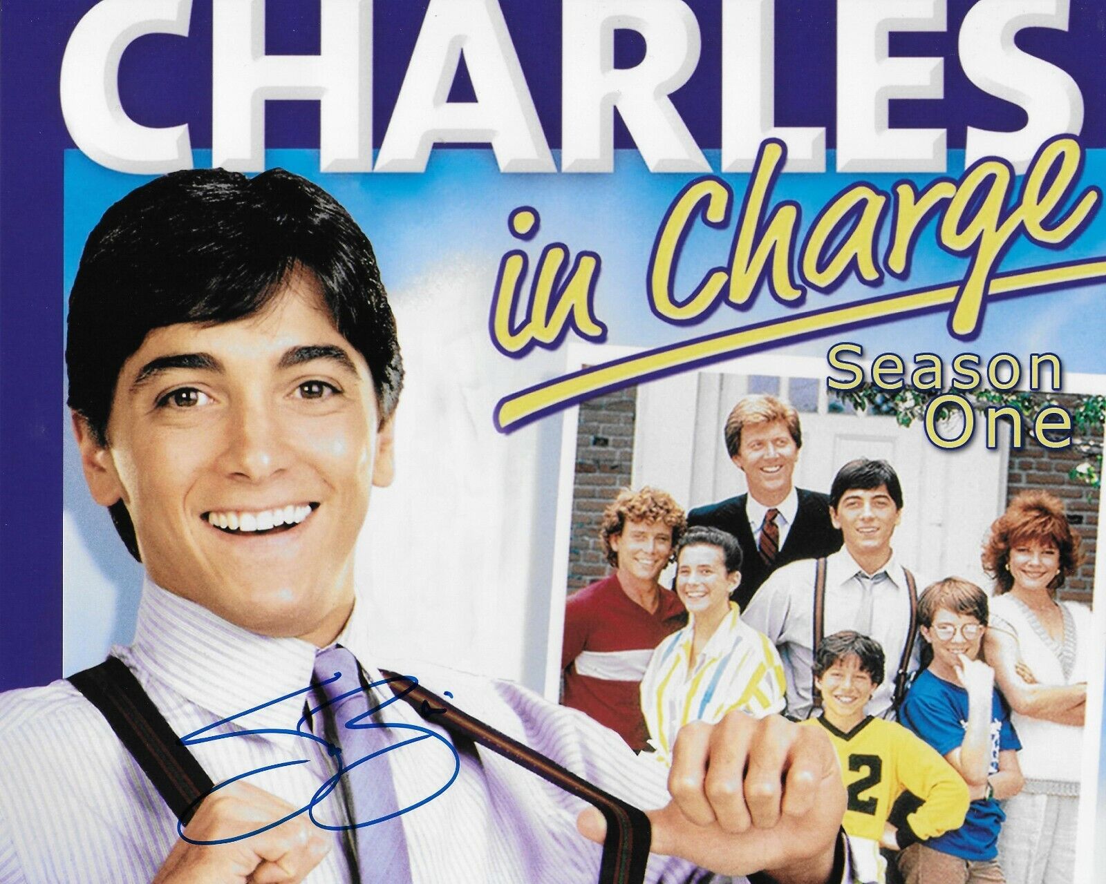 Scott Baio Charles in Charge Original Autographed 8X10 Photo Poster painting