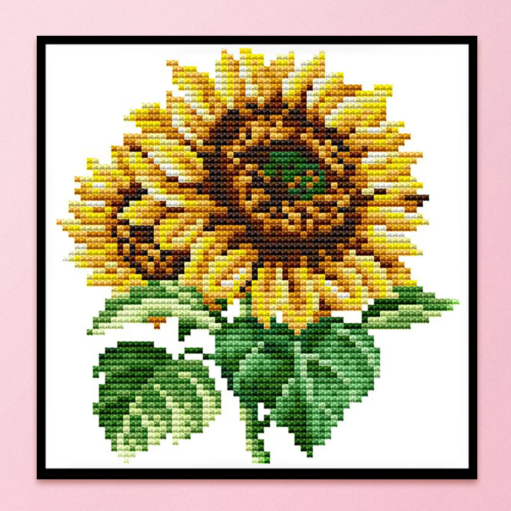 14ct Stamped Cross Stitch - Sunflower(17*17cm)