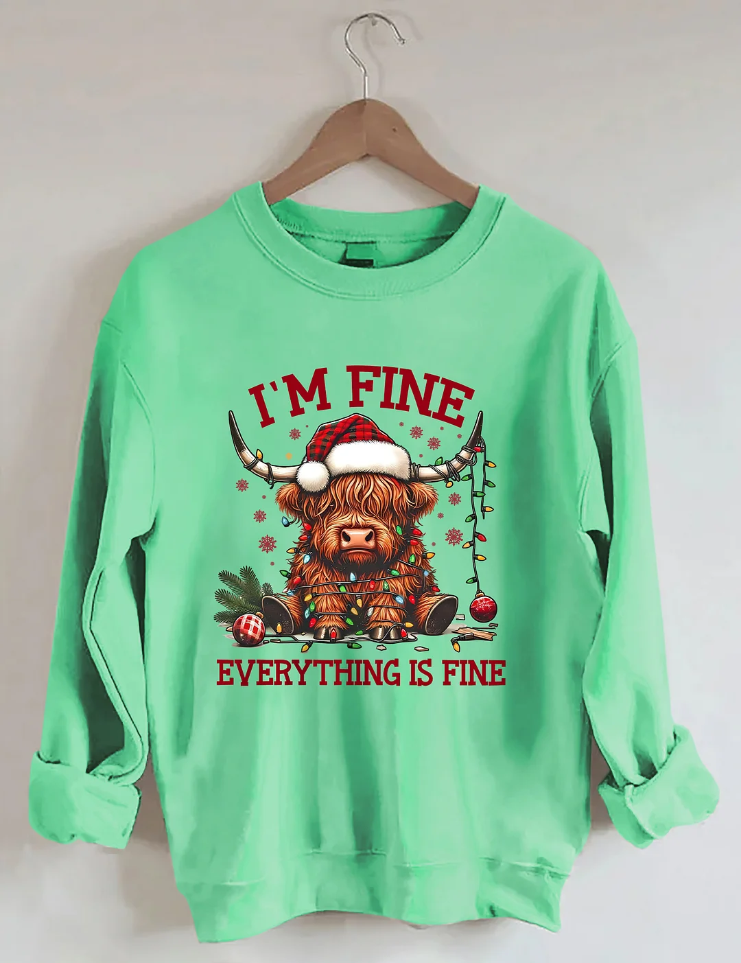 I'm Fine Everything Is Fine Sweatshirt