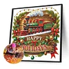 Diamond Painting-DIY Crystal Rhinestone Xmas Train(40*40 CM)