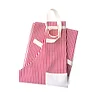 Pink Blue Printed stripe Unisex Cooking Dining Room Kitchen BBQ Restaurant Cleaning Pocket Waitress Brief Baking Mats Aprons 