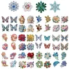4Pcs Diamond Painting Butterfly Brooch for Wedding Party Gift