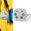 Cute Case Cover for Samsung Galaxy Buds4/4Pro Earbuds Silicone Protective Case with Keychain Shockproof Cartoon Game Design