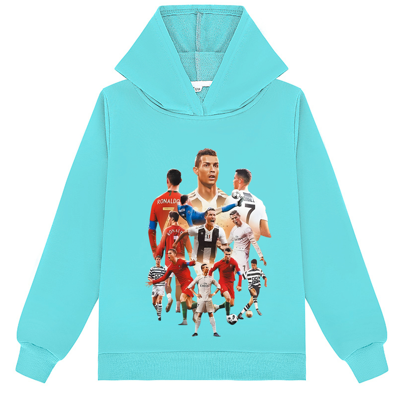 Mayoulove Unisex Cristiano Ronaldo Hoodie for Kids - Stylish  Comfortable Sportswear - Perfect Gift for Young Fans-Mayoulove