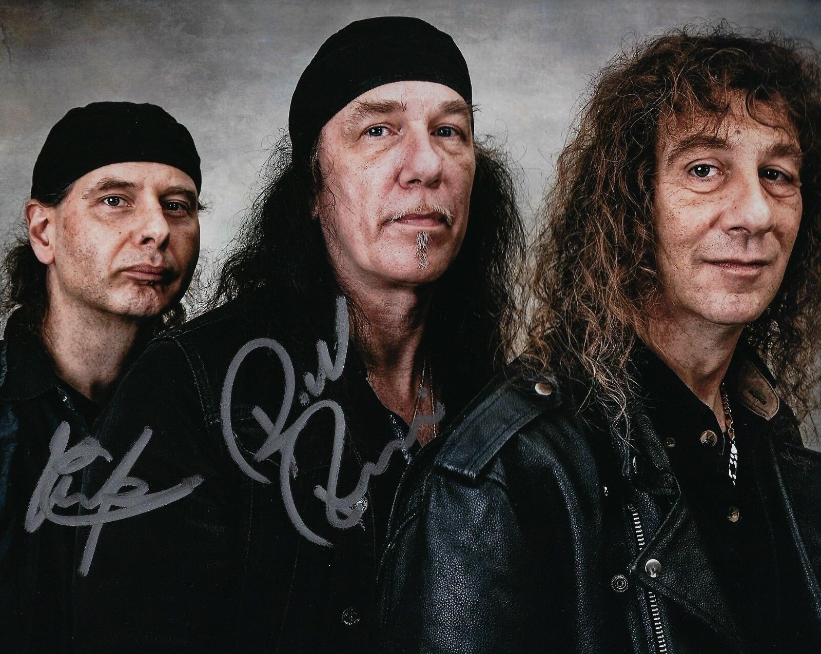 GFA Robb Reiner & Steve Lips Kudlow * ANVIL * Band Signed 8x10 Photo Poster painting LA1 COA