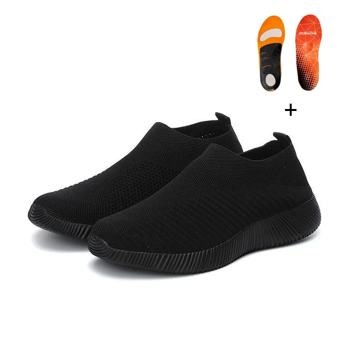 Sale\BLACK  UK6/40   \Wide Feet Shoes Lightweight Sneakers shopify Stunahome.com